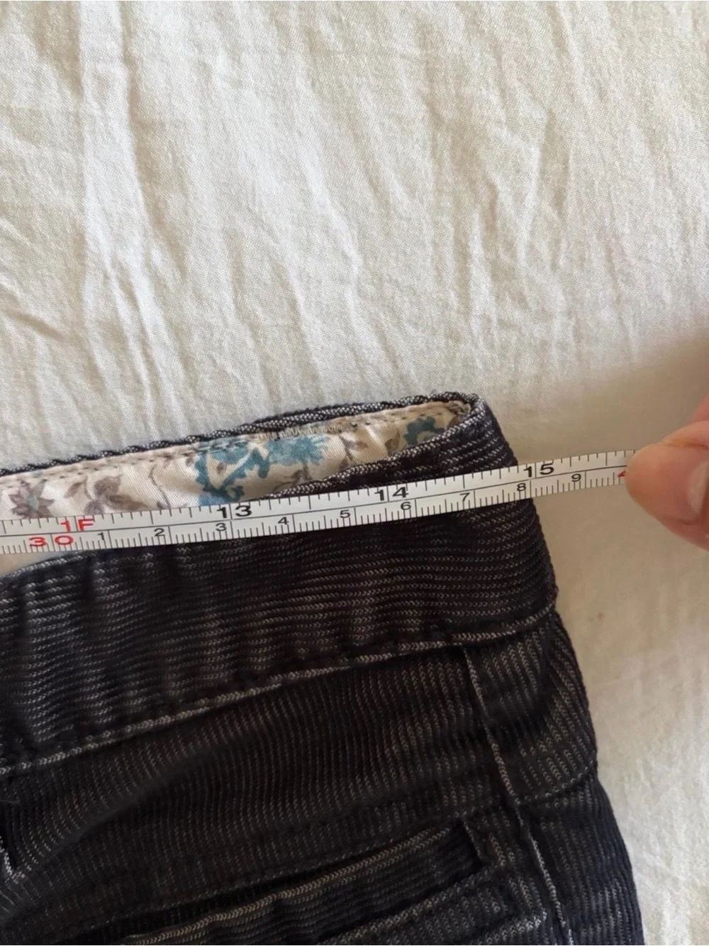 Athleta Black Corduroy Straight-Leg Pants for Fall